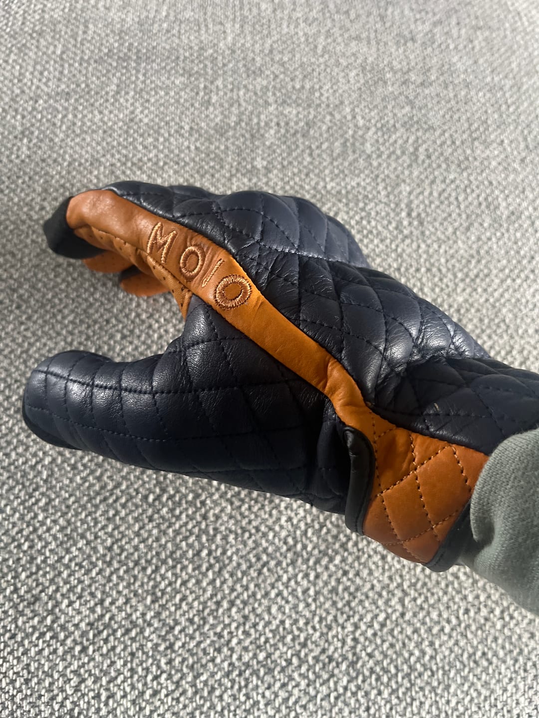 Customer photo review of *NEW* The 'Golden Owl MK-I' gloves | Mojo.Bike Collaboration