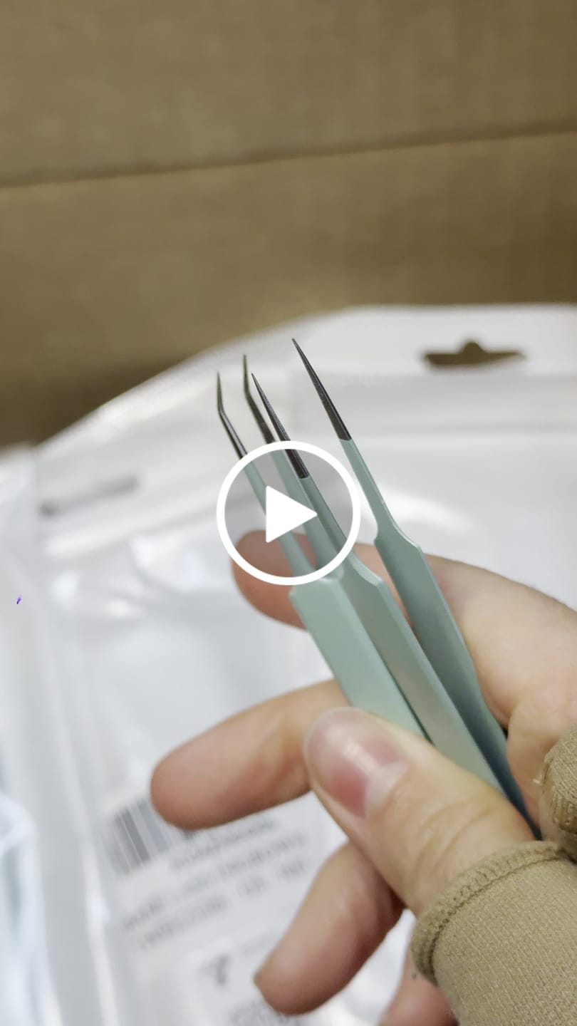 Customer video review of Ingrown Hair Tweezers Set - Wholesale