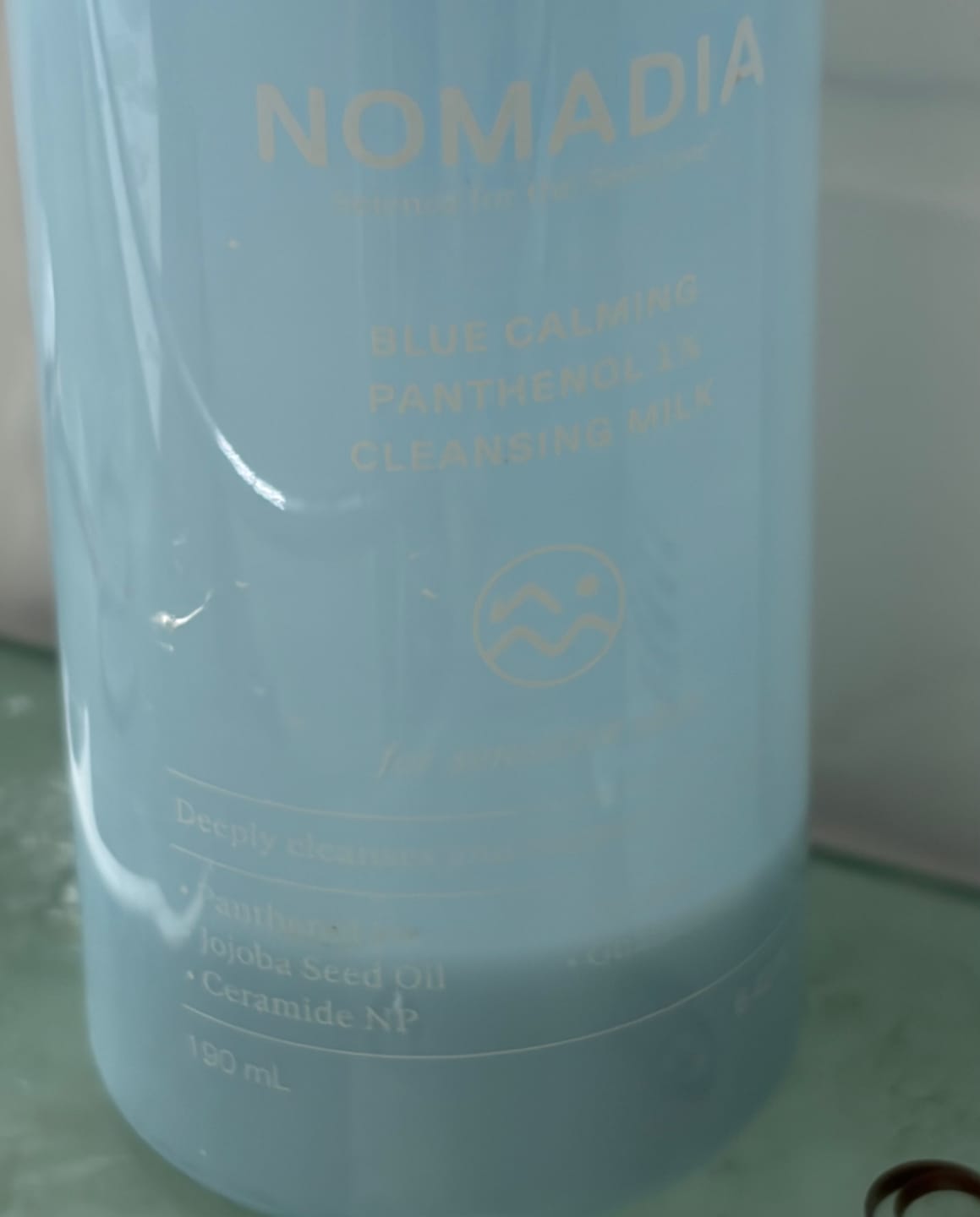 Customer photo review of Nomadia Blue Calming Panthenol 1% Cleansing Milk 190ml