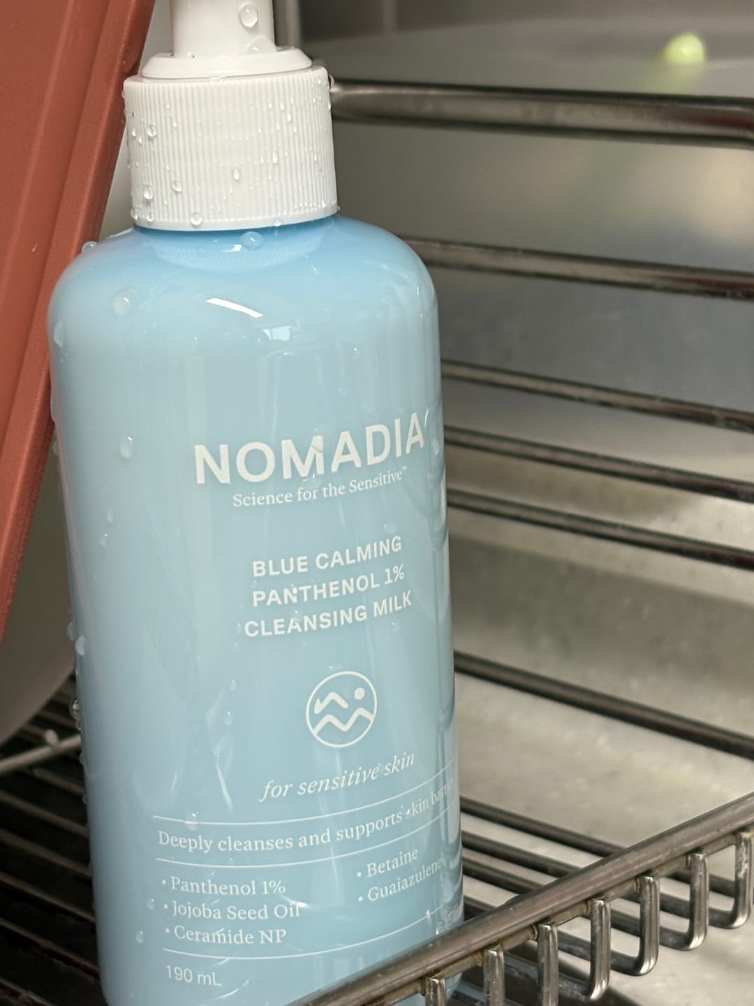 Customer photo review of Nomadia Blue Calming Panthenol 1% Cleansing Milk 190ml