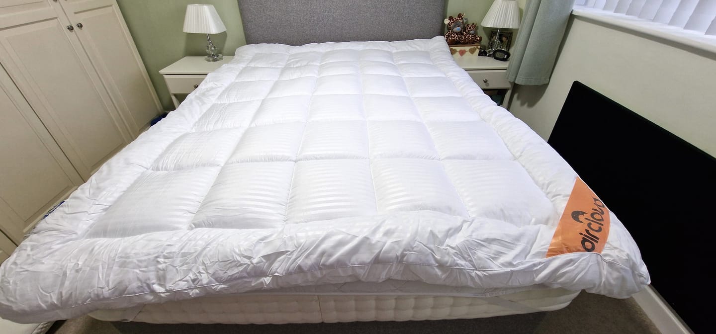 Customer photo review of 10cm Mattress Topper