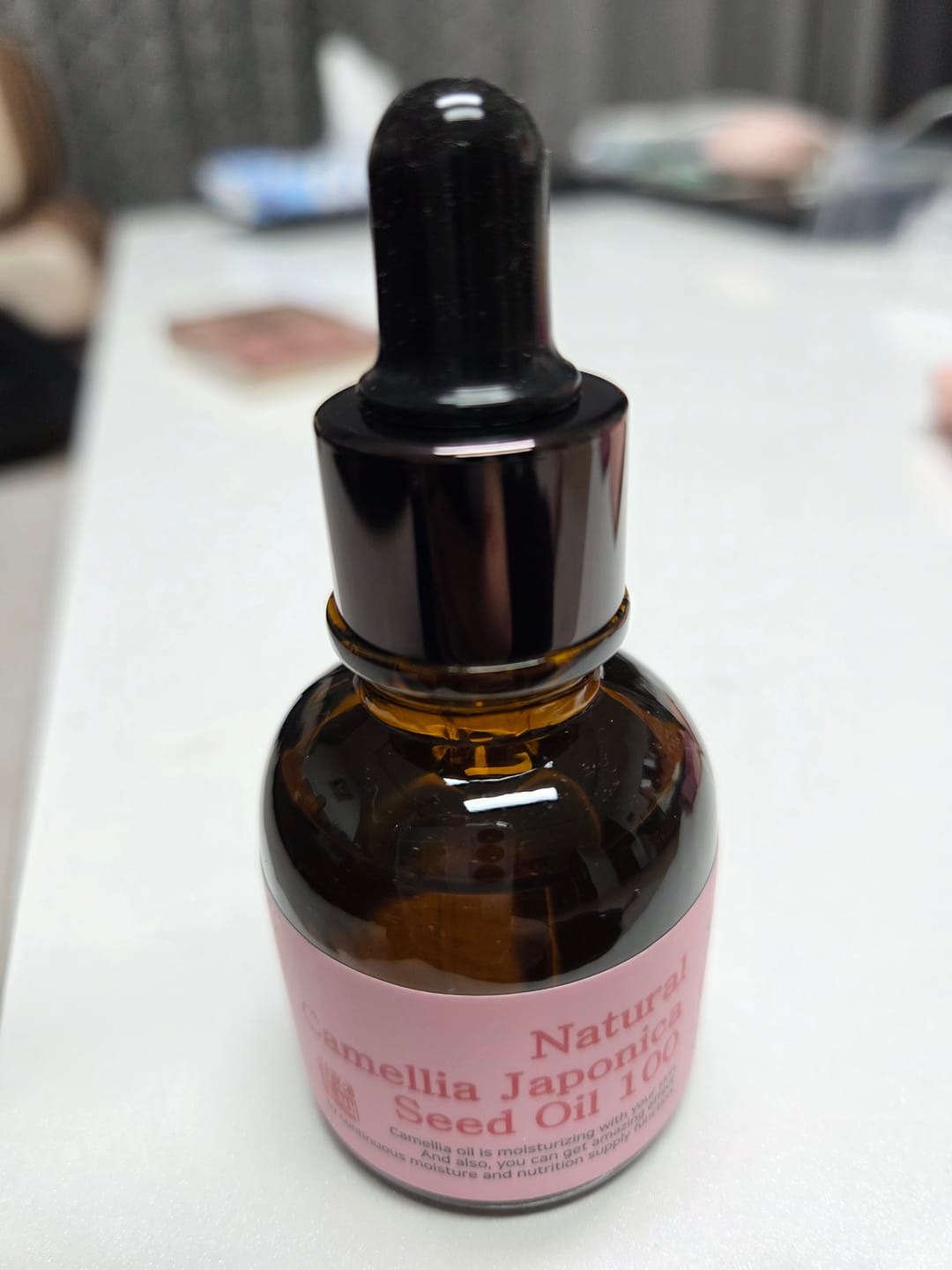 Customer photo review of SKINEYE Natural Fermented Camellia Oil 100 20ml