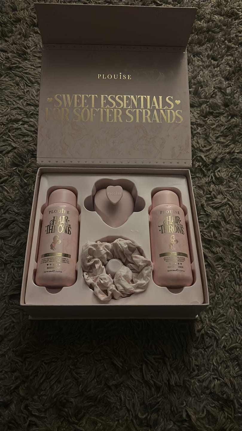 Customer photo review of Hair To The Throne Pink Macaron Hair Care Set