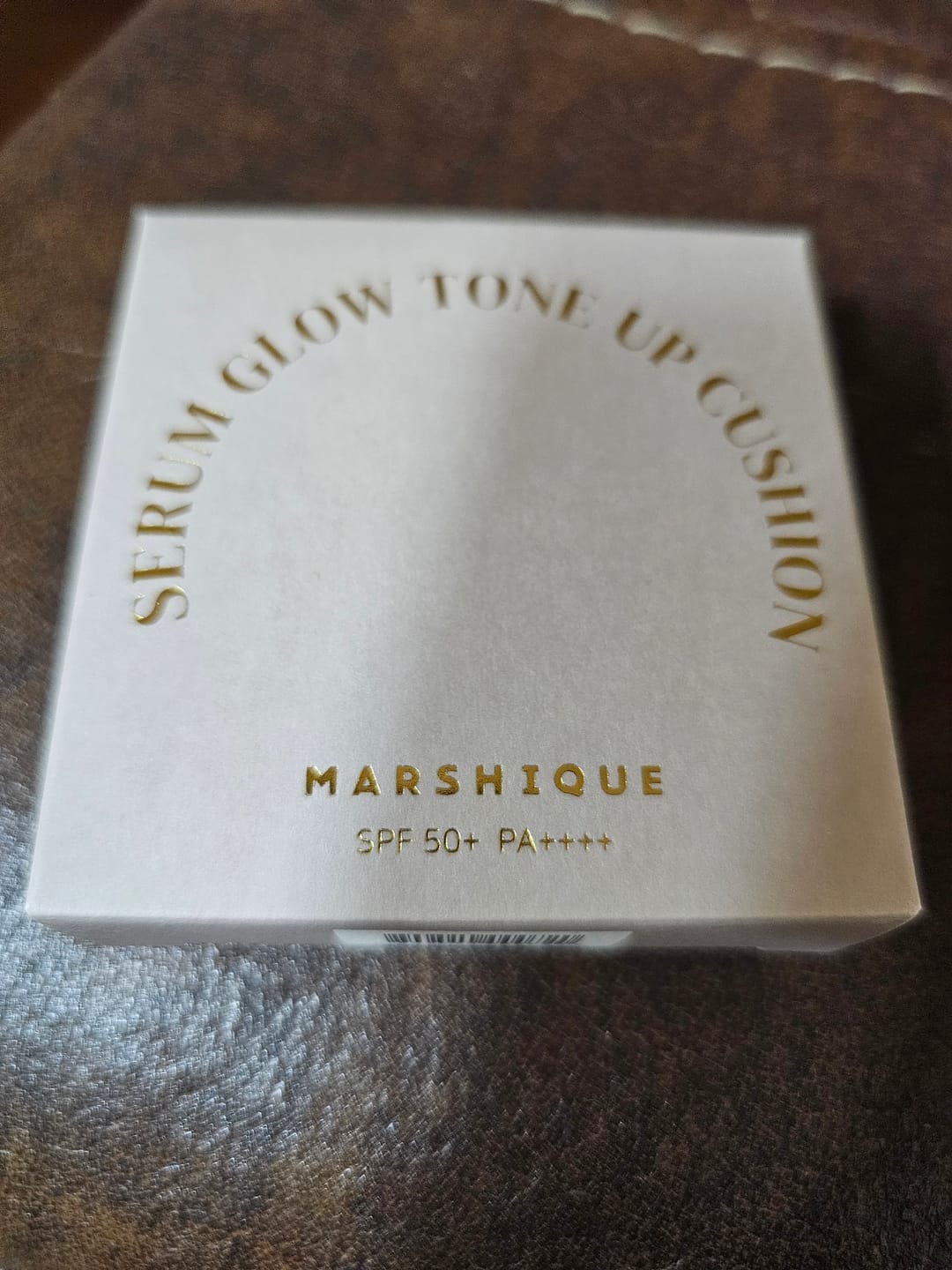 Customer photo review of MARSHIQUE Serum Glow Tone-up Sun Cushion SPF50+/PA++++ 12g