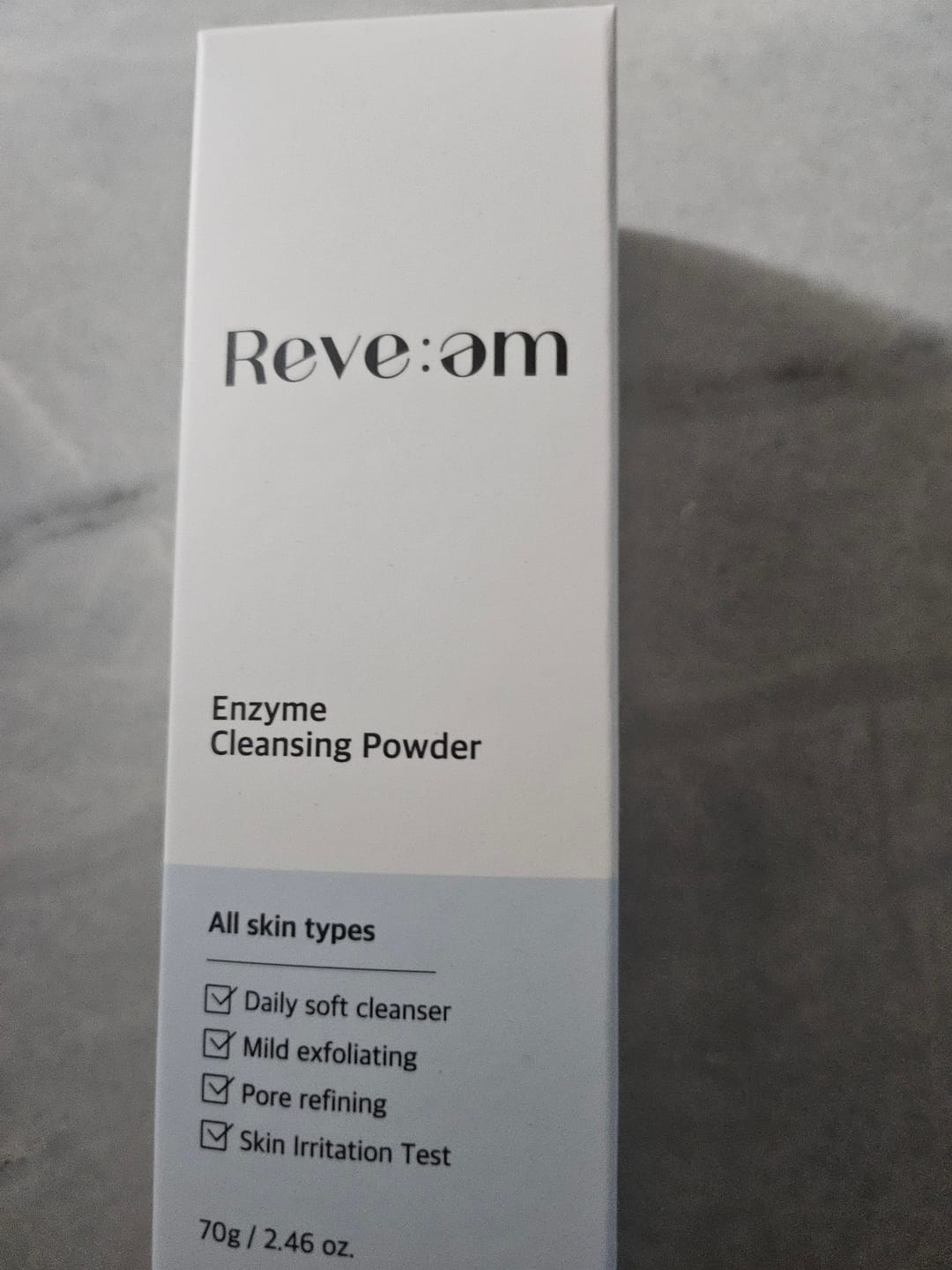 Customer photo review of Reve:am Enzyme Cleansing Powder 70g