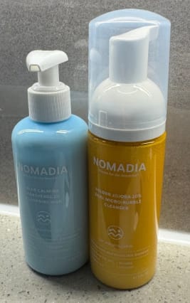 Customer photo review of Nomadia Blue Calming Panthenol 1% Cleansing Milk 190ml