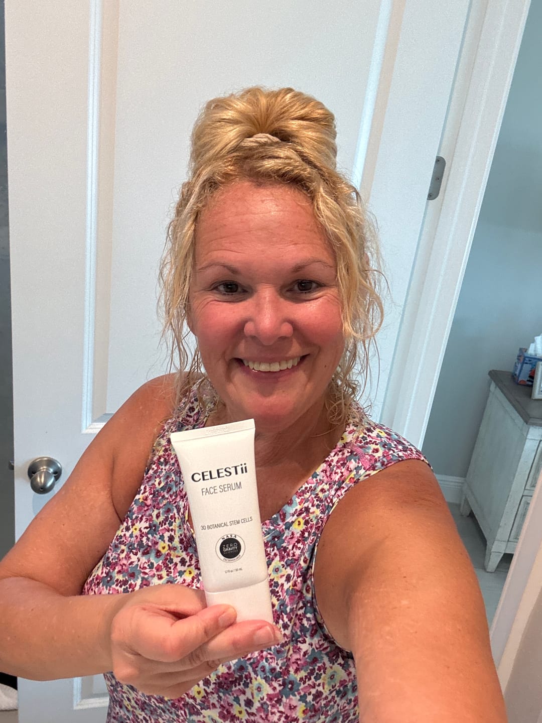 Customer photo review of Celestii Face Serum 3D