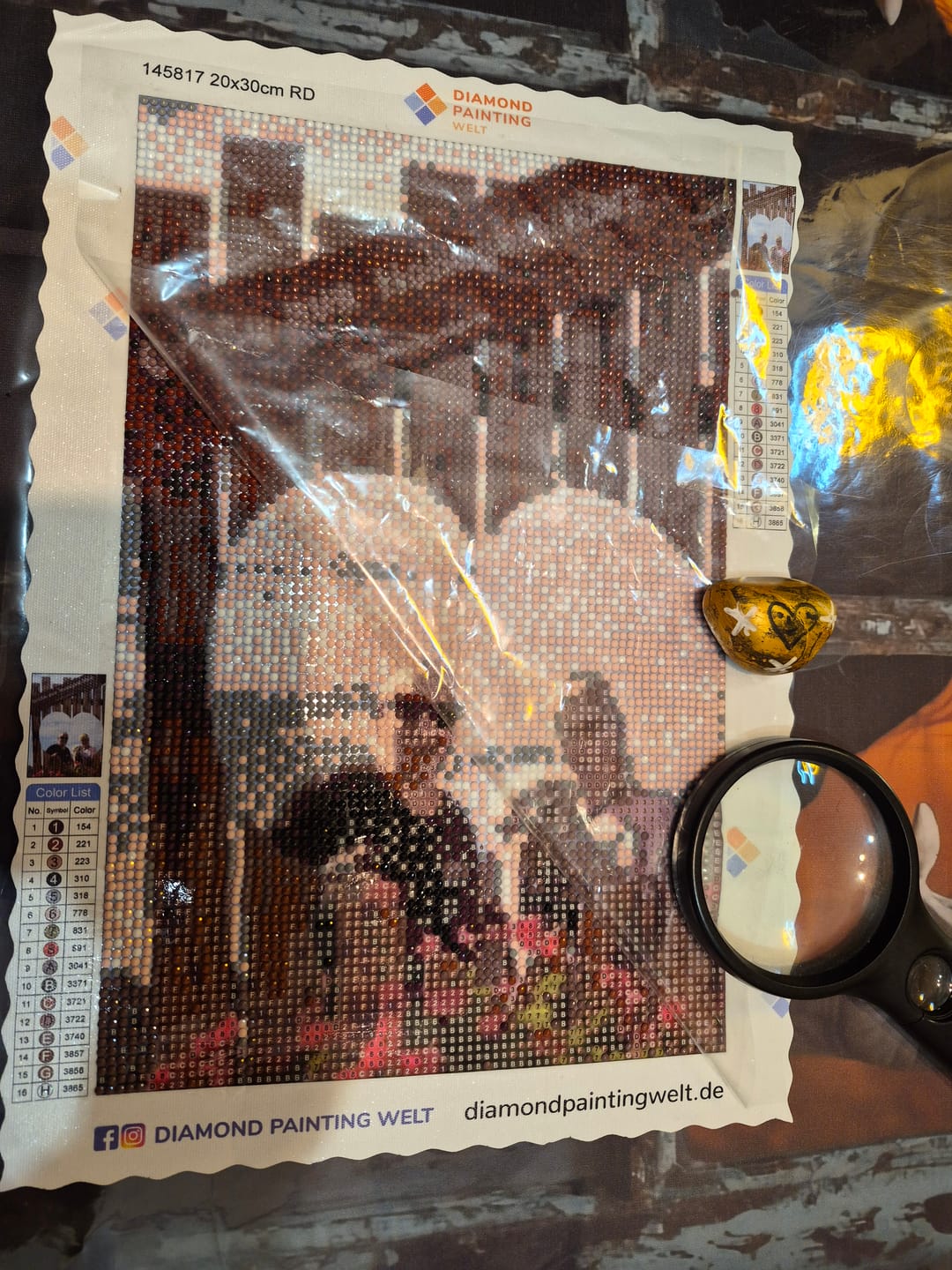 Customer photo review of Diamond Painting eigenes Bild