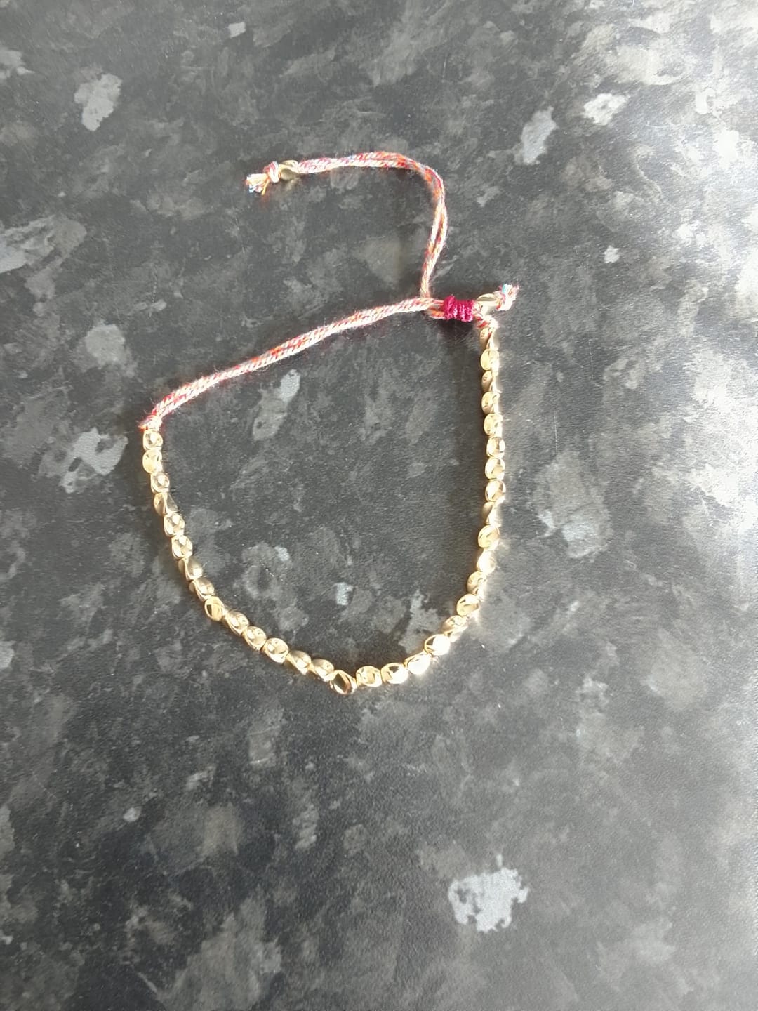 Customer photo review of Tibetan Copper Beads Bracelet