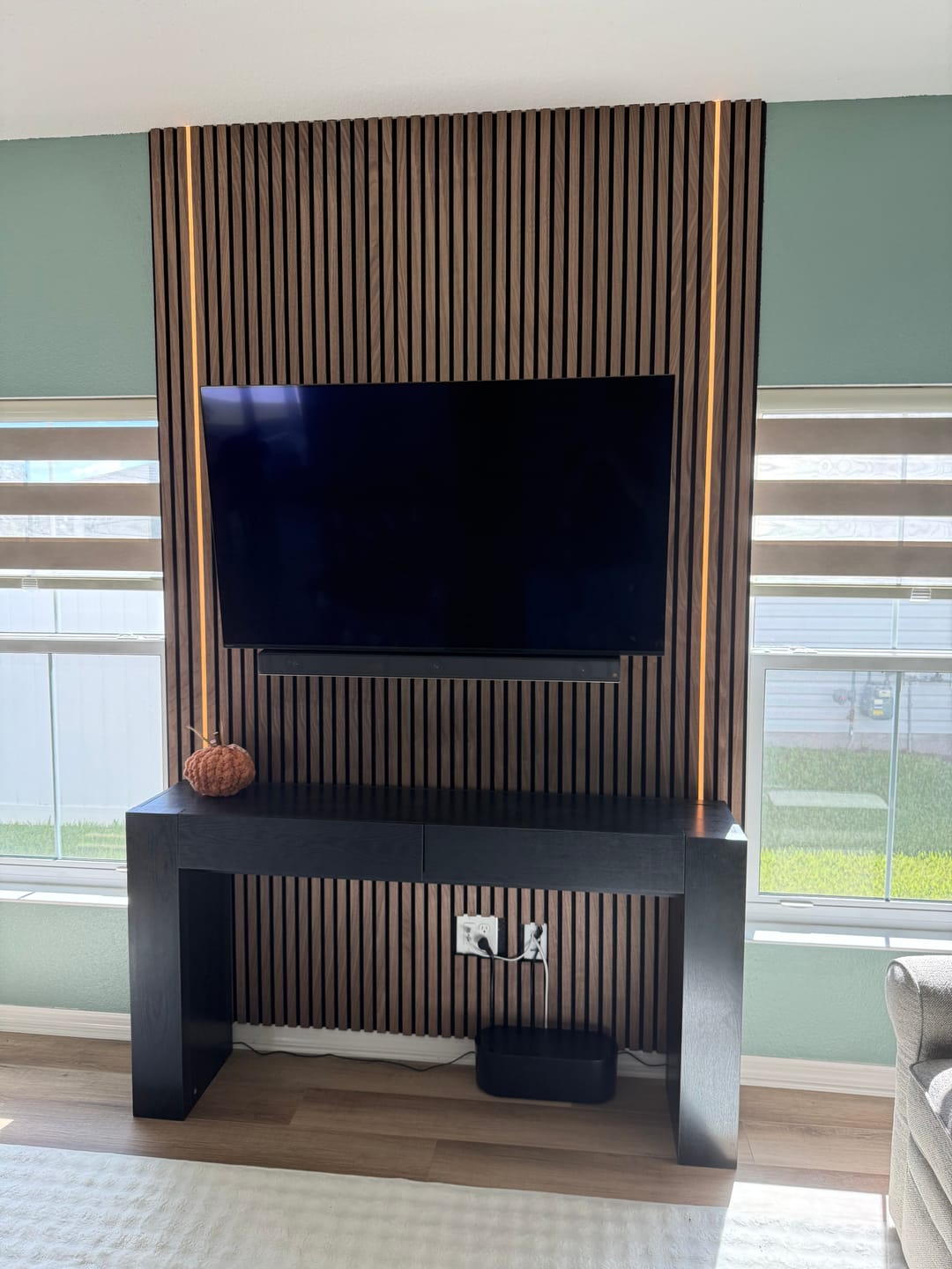 Customer photo review of Luxe LED Warm White Slat Panel Light Kit