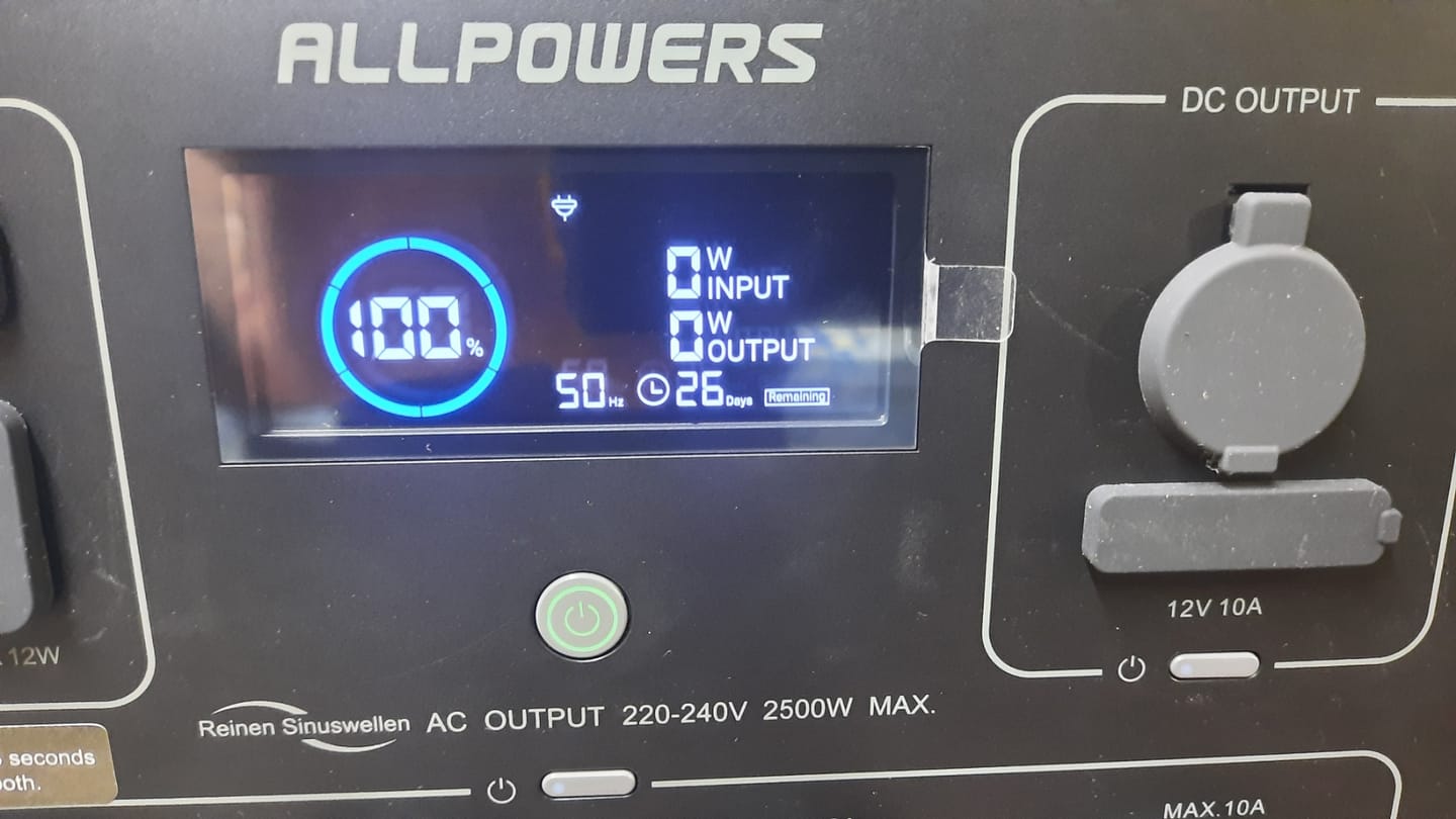 Customer photo review of ALLPOWERS R2500 Heim Notstrom Powerstation | 2500W 2016Wh