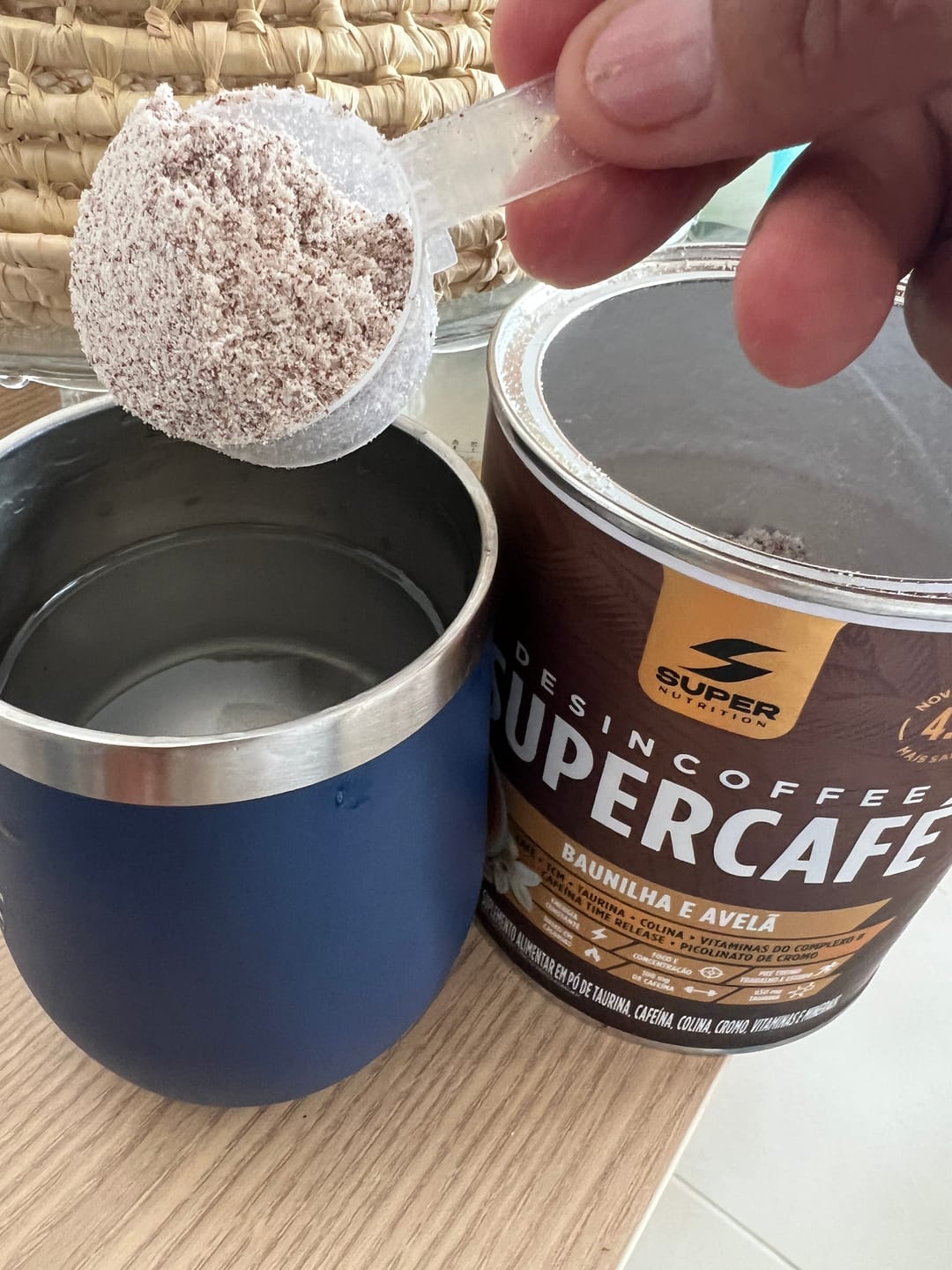 Customer photo review of Supercafé Baunilha com Avelã
