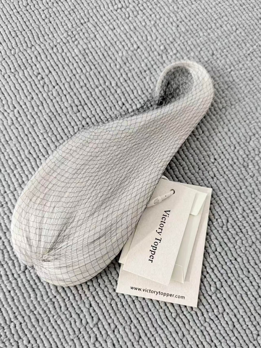 Customer photo review of Mini Hair Topper #10/16