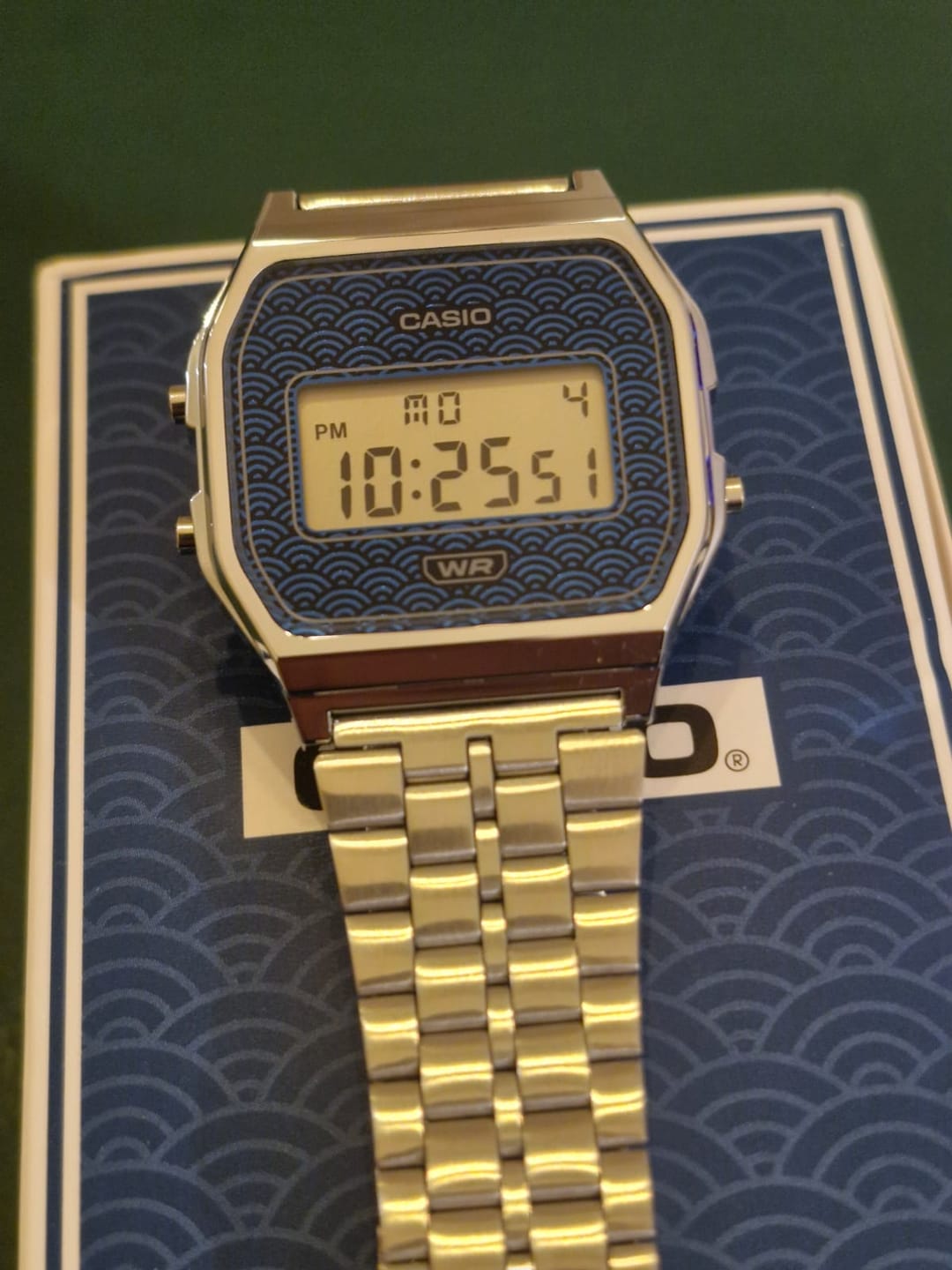 Customer photo review of Reloj Casio Vintage A159WEVJ-2 Azul MADE IN JAPAN