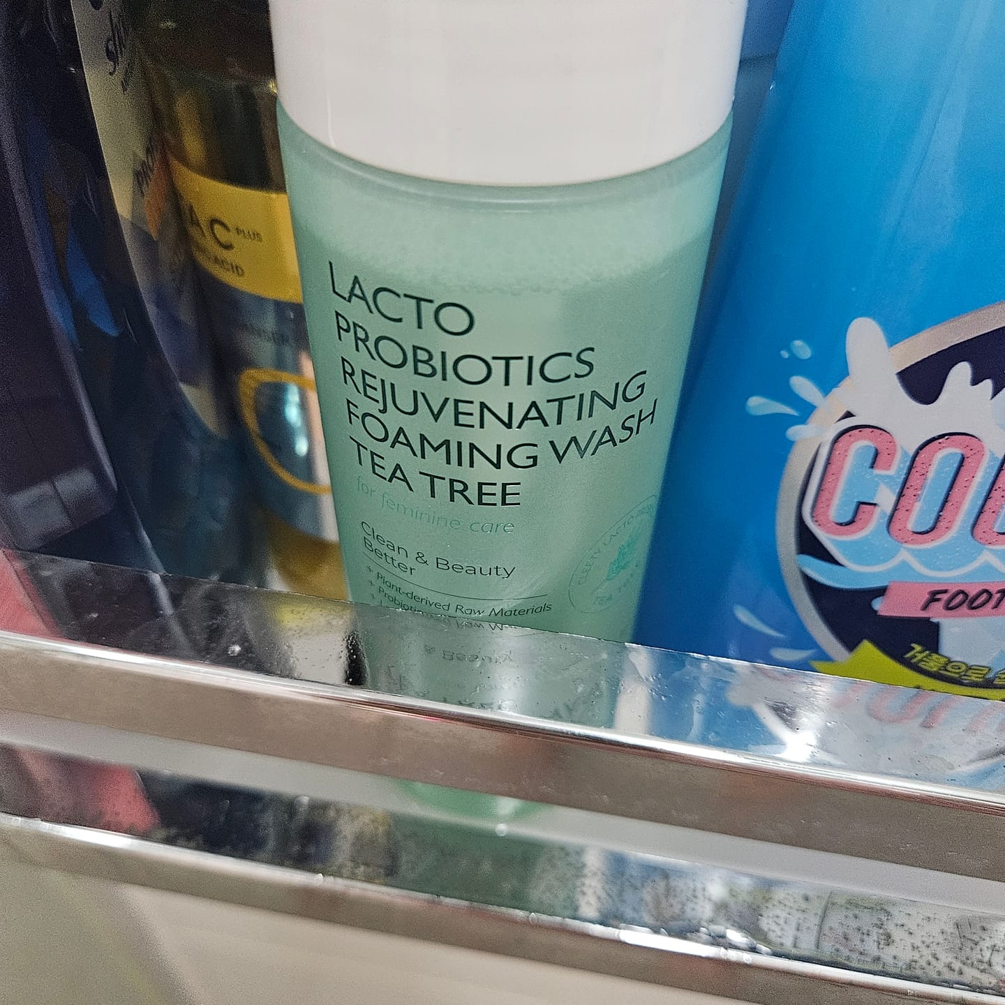 Customer photo review of cleety Lacto Probiotics Rejuvenating Foaming Wash Tea Tree 175ml