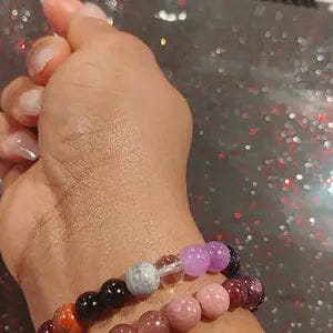 Customer photo review of Bohemian Multicolor Beaded Abundance  Bracelet