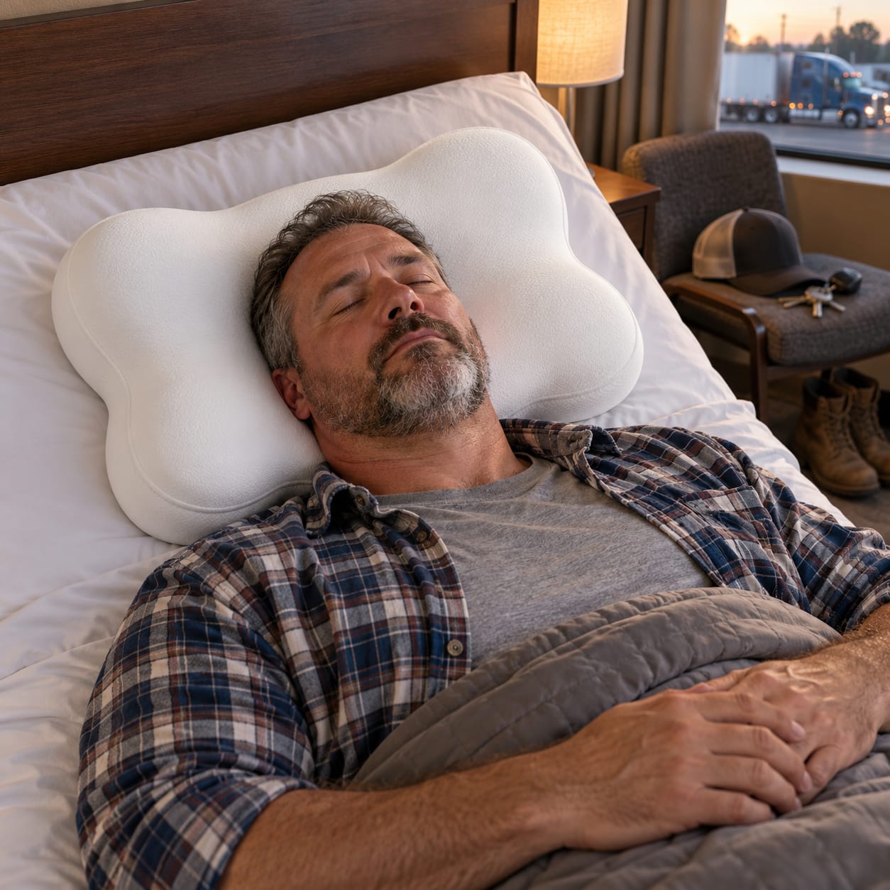 Customer photo review of KumoContour™ Pillow