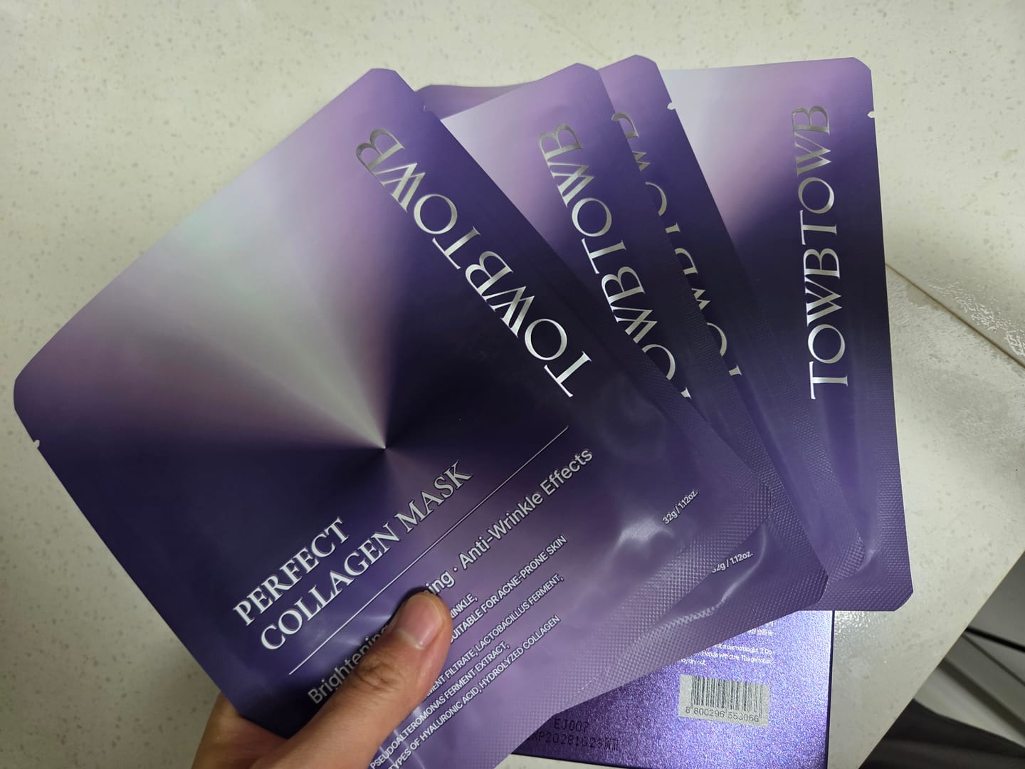 Customer photo review of TOWBTOWB Perfect Collagen Mask 32g