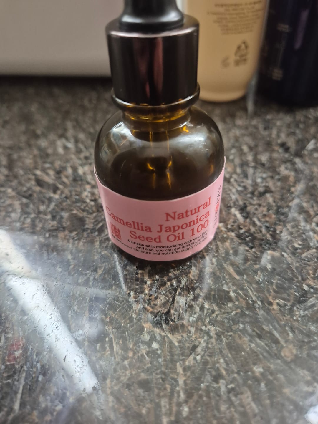 Customer photo review of SKINEYE Natural Fermented Camellia Oil 100 20ml