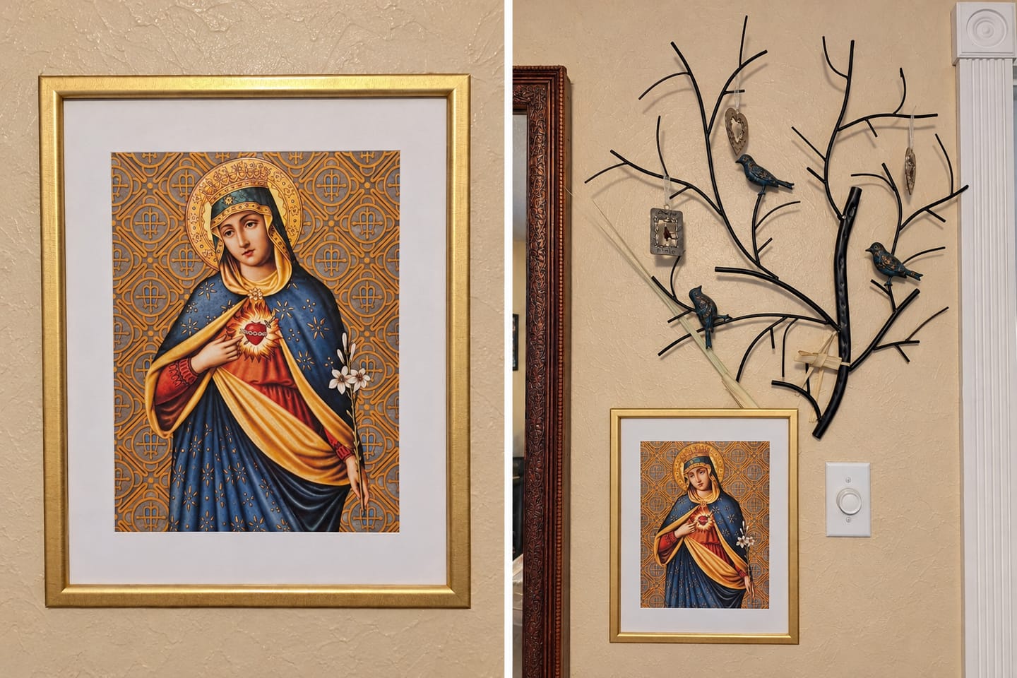 Customer photo review of Our Lady of Ollignies (Sorrowful Immaculate Heart)