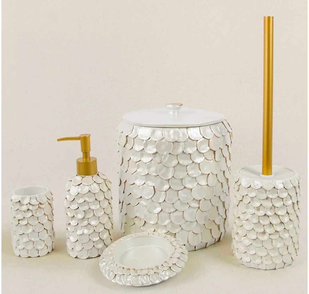 Customer photo review of Lindy 5 Parça Banyo Seti Pearl