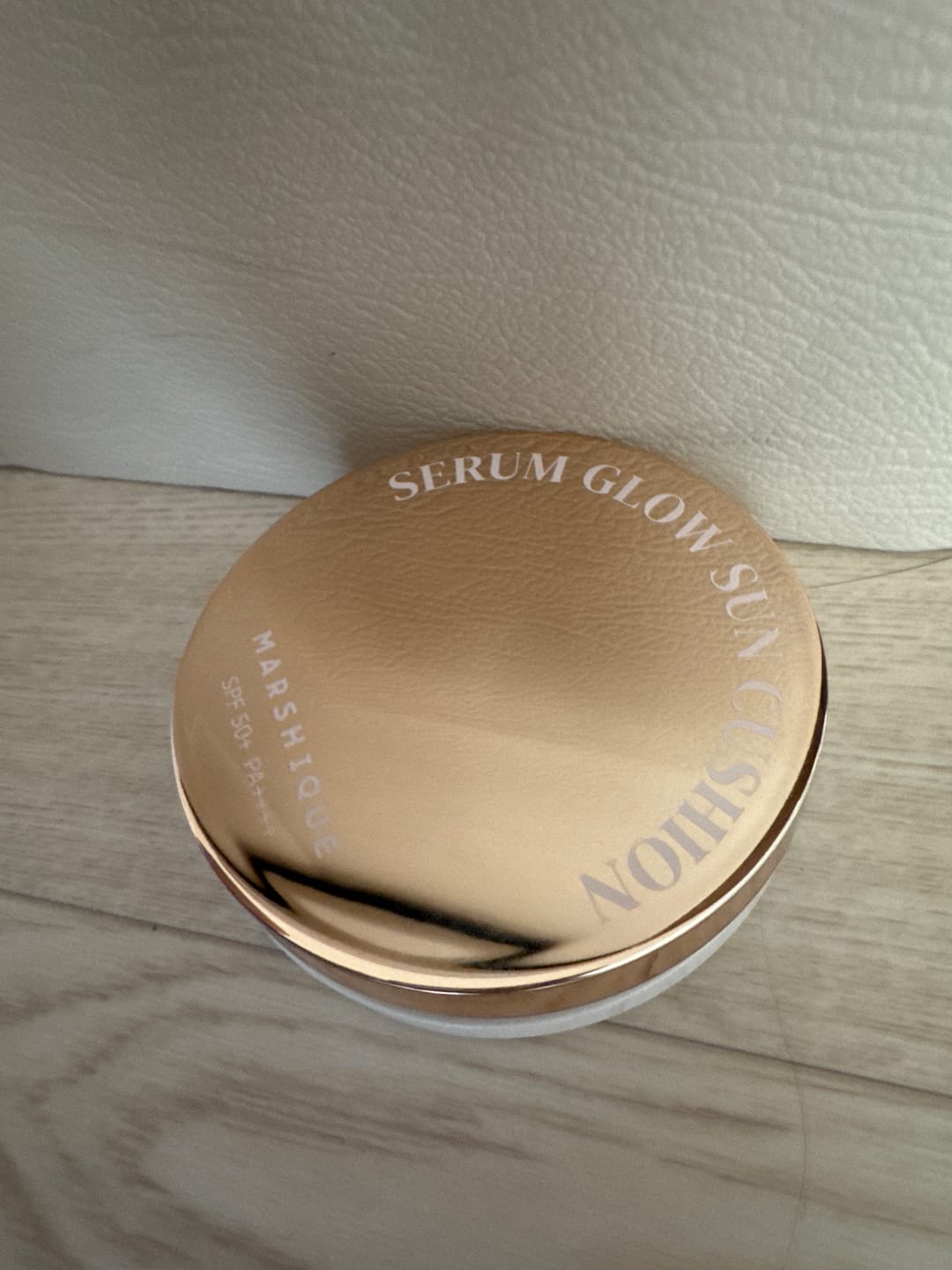Customer photo review of MARSHIQUE Serum Glow Tone-up Sun Cushion SPF50+/PA++++ 12g