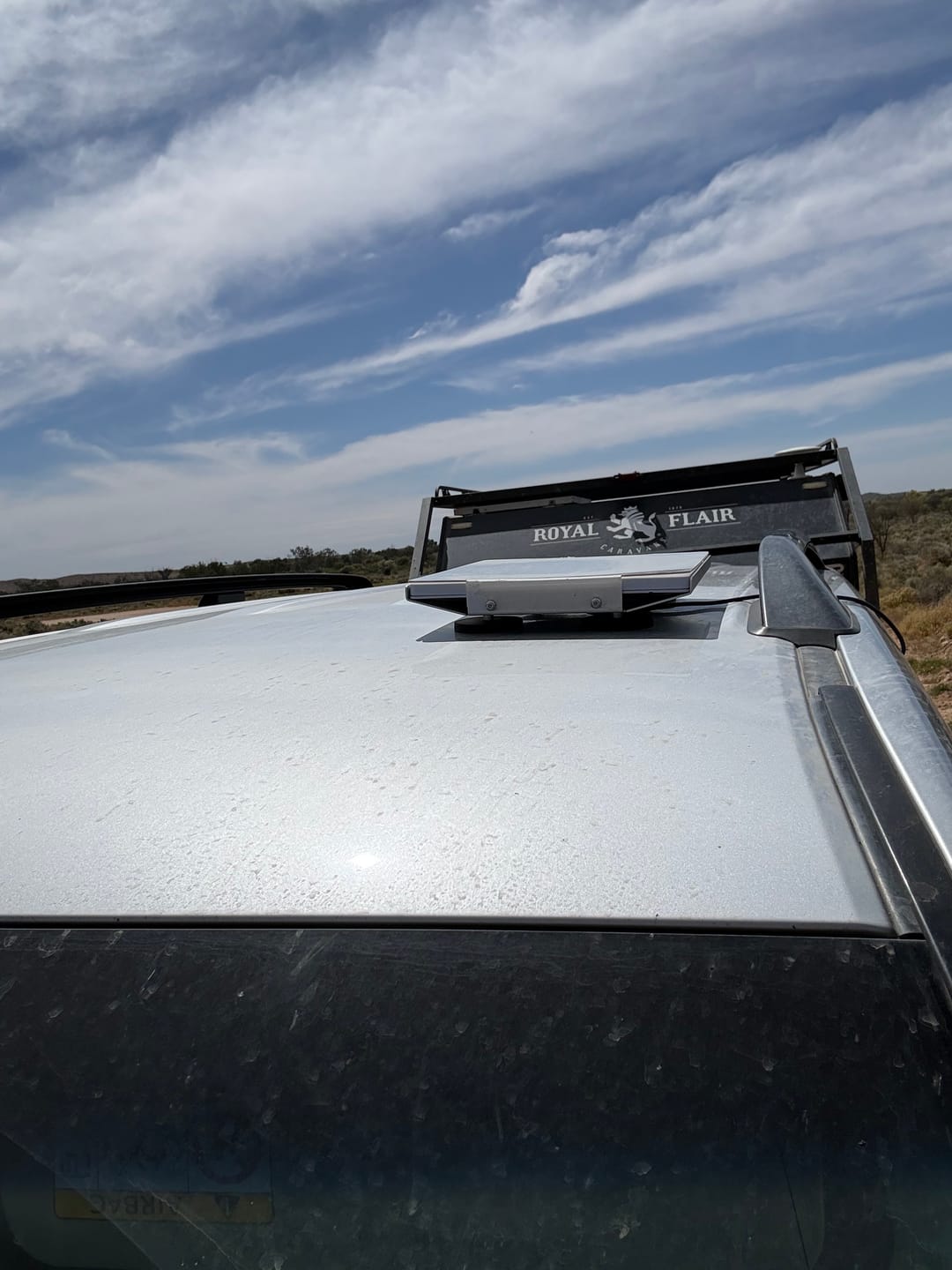 Customer photo review of Complete Magnetic Roof Mount Power Kit | Starlink Mini