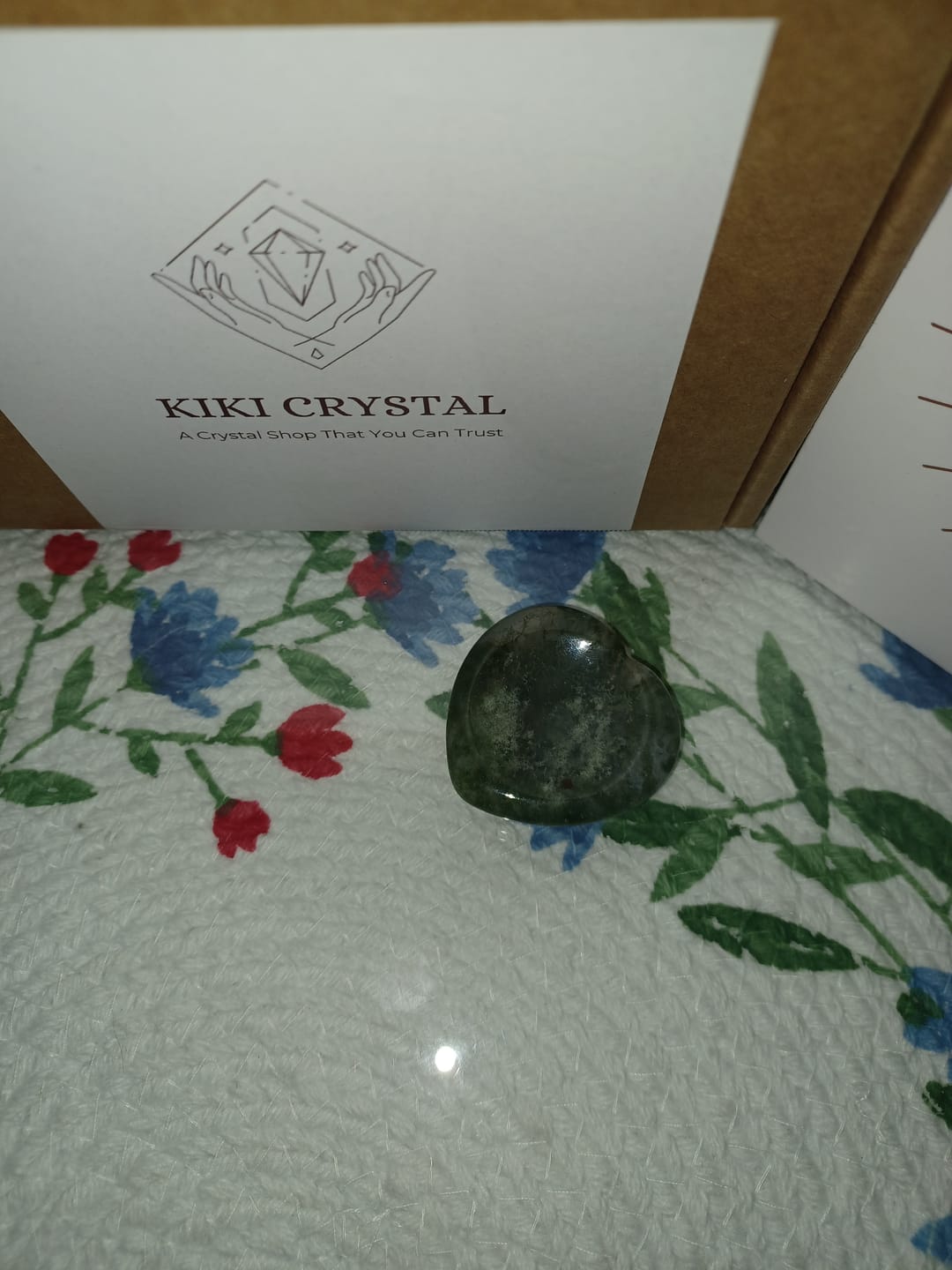 Customer photo review of Heart Shaped Worry Stone
