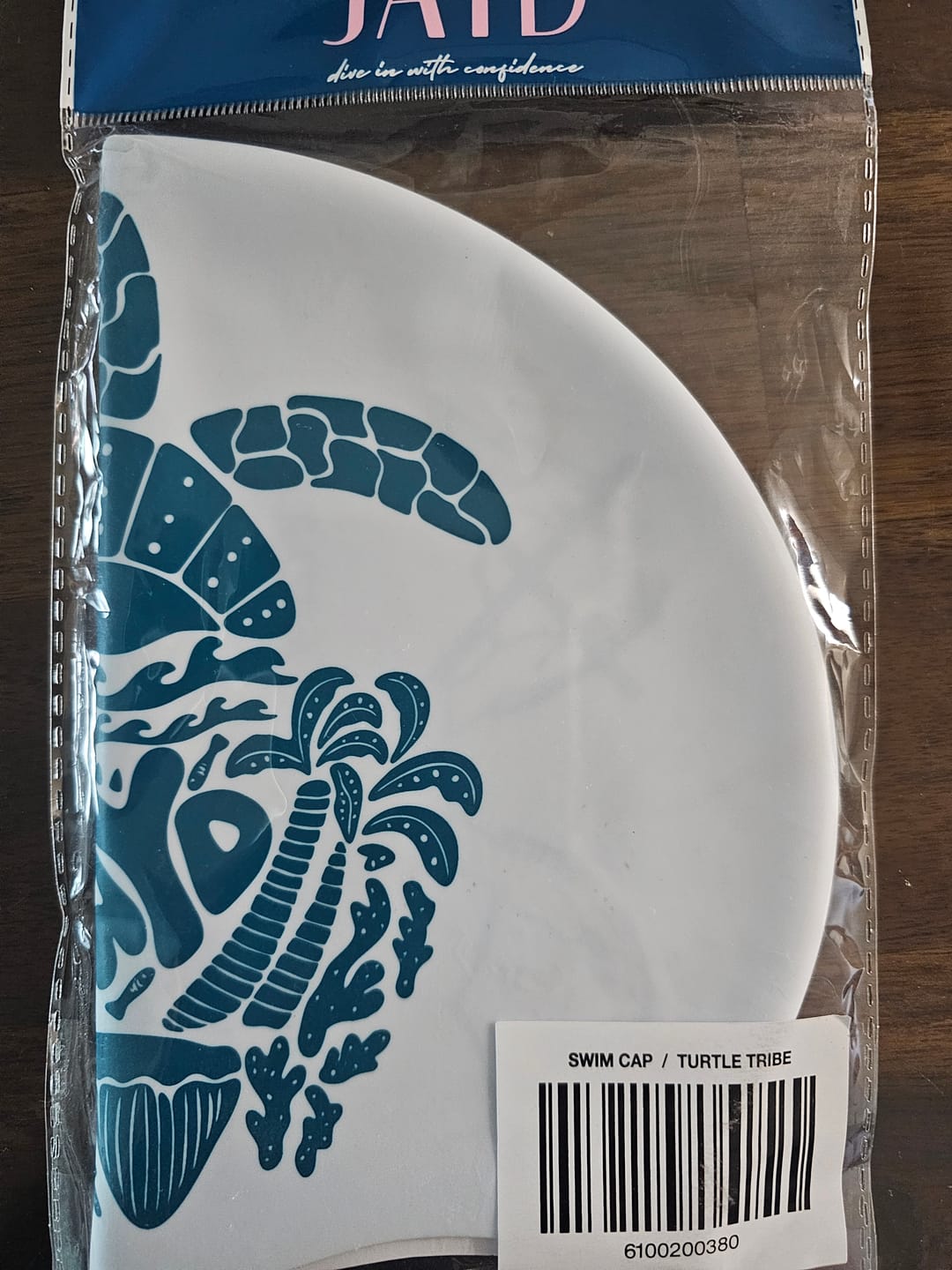 Customer photo review of JAYD Swim Cap - Turtle Tribe