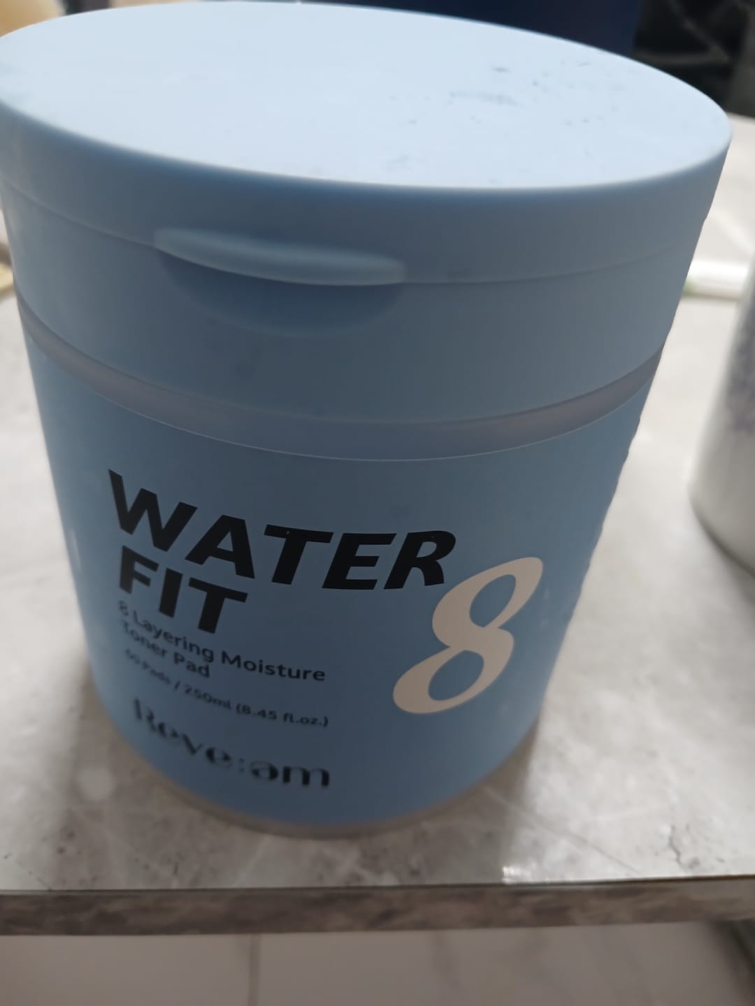 Customer photo review of Reve:am Water-Fit 8-Layer Moisture Pad 60ea
