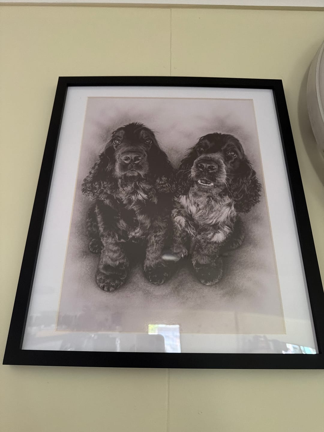 Customer photo review of Personalised Poster - Charcoal