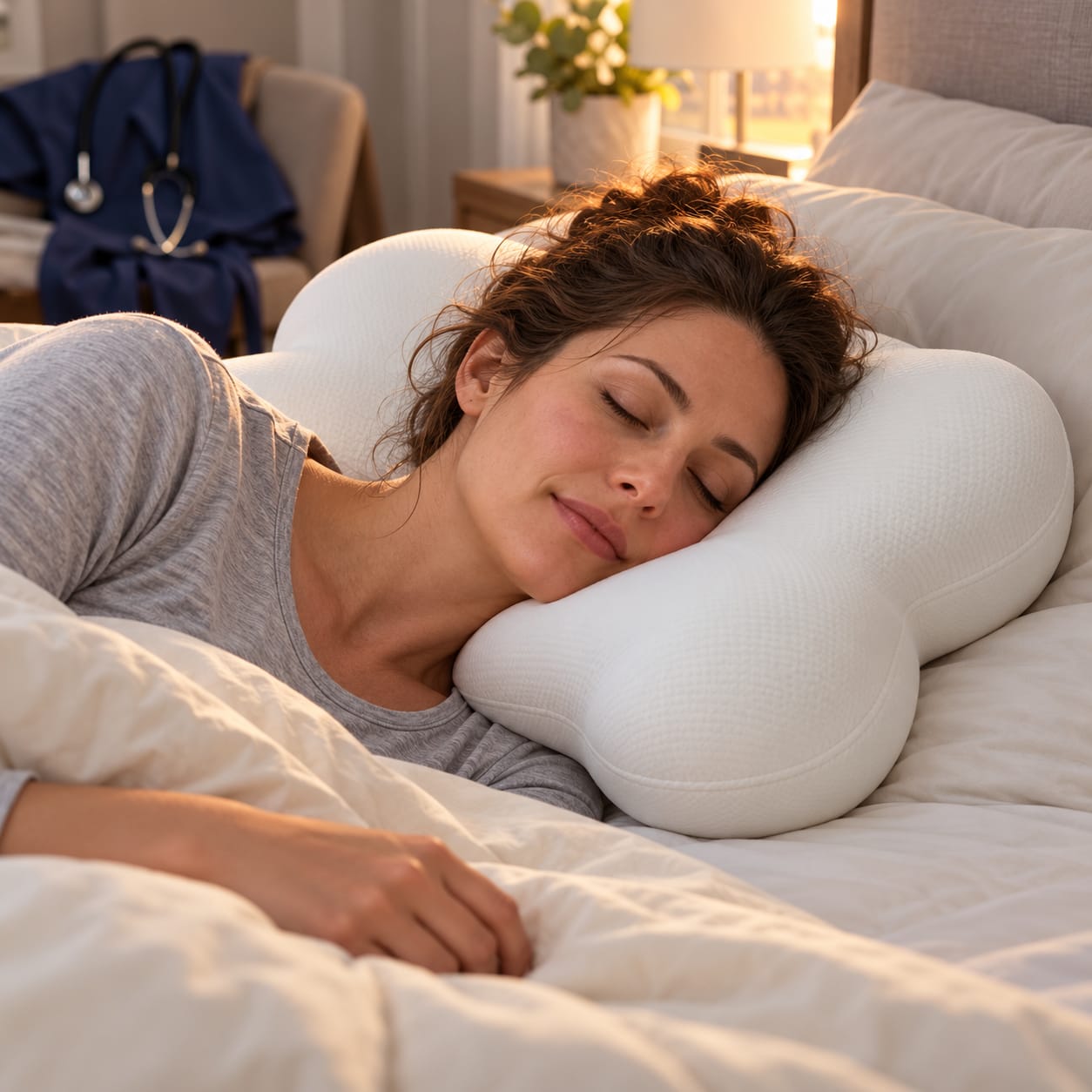 Customer photo review of KumoContour™ Pillow