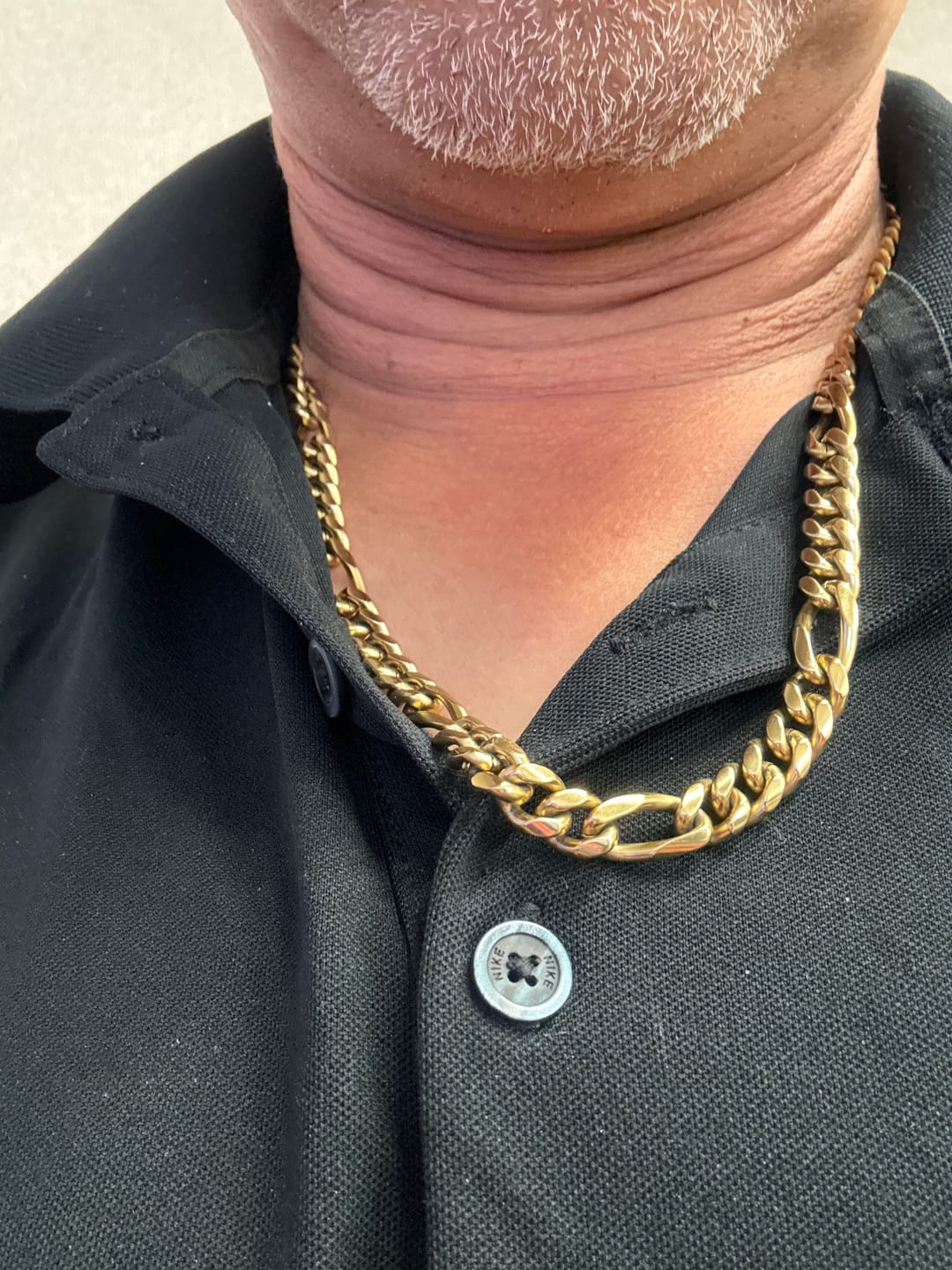 Customer photo review of 4mm Cable 14K Gold Vermeil 925 Chain