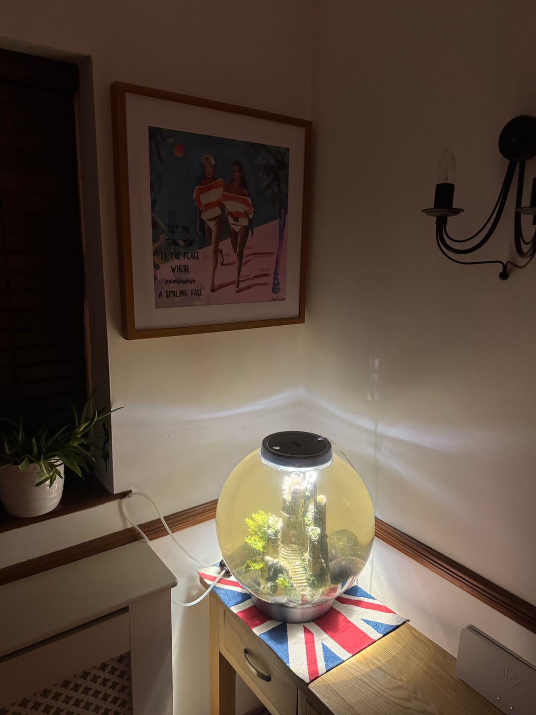 Customer photo review of Club Tropicana Square Framed Art Print