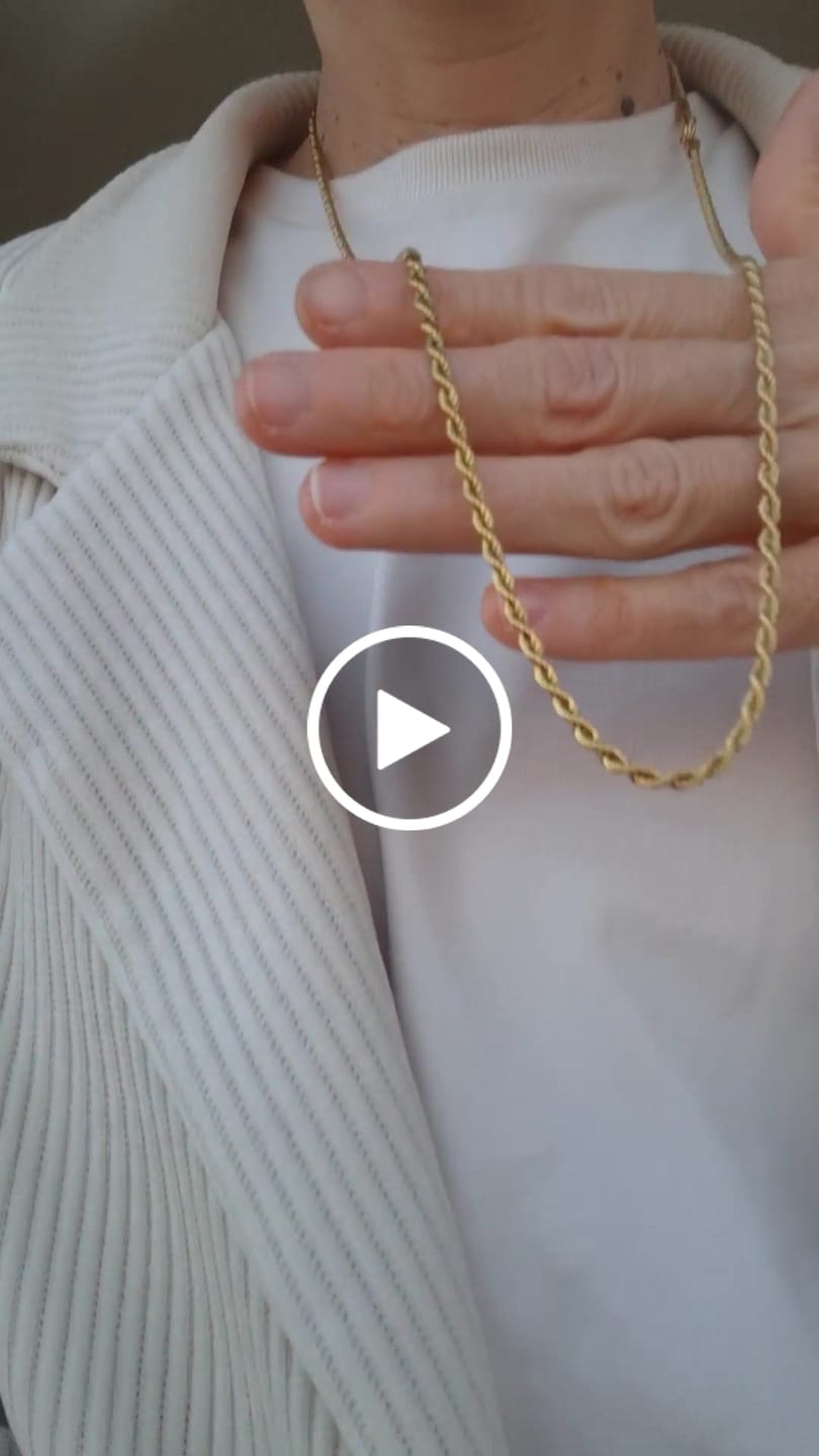 Customer video review of Intrecci - Collanina (Acciaio Inossidabile)