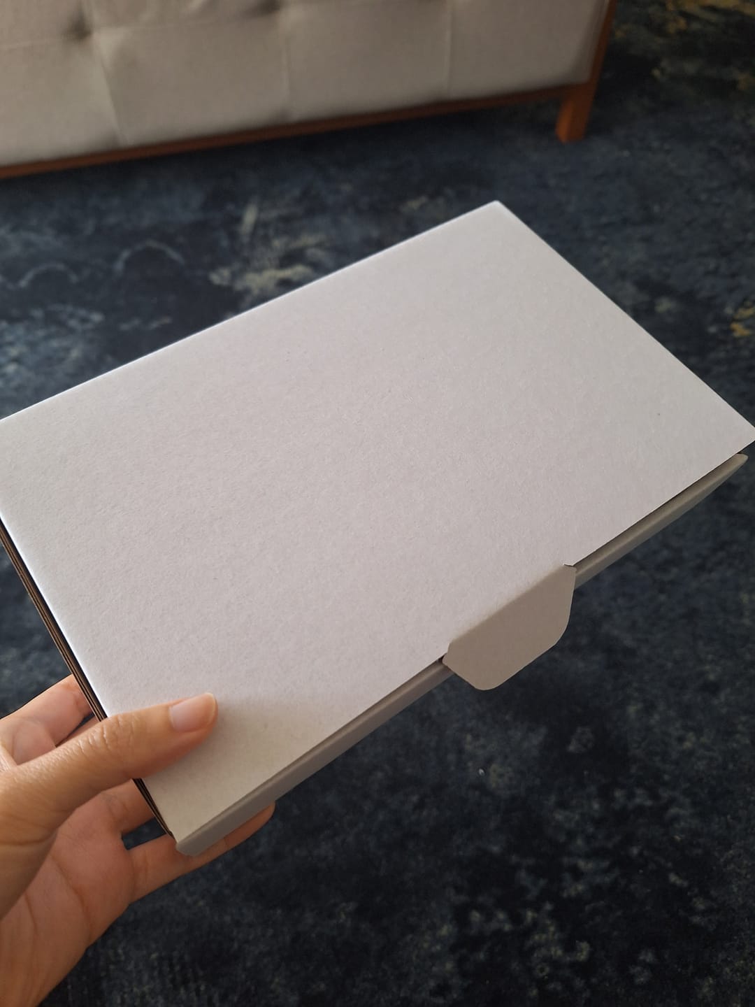 Customer photo review of 240 x 150 x 60mm Die cut White Mailing Box B14
