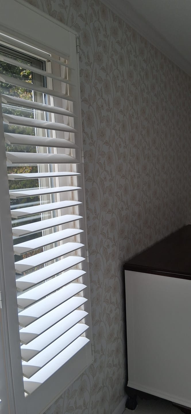 Customer photo review of Hybrid Wood Plantation Shutter
