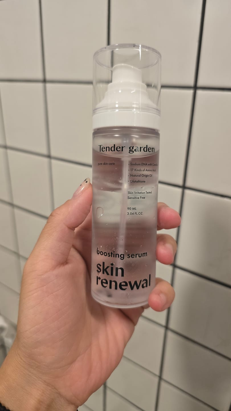 Customer photo review of Tender Garden Skin Renewal PDRN Dual Boosting Set 90ml