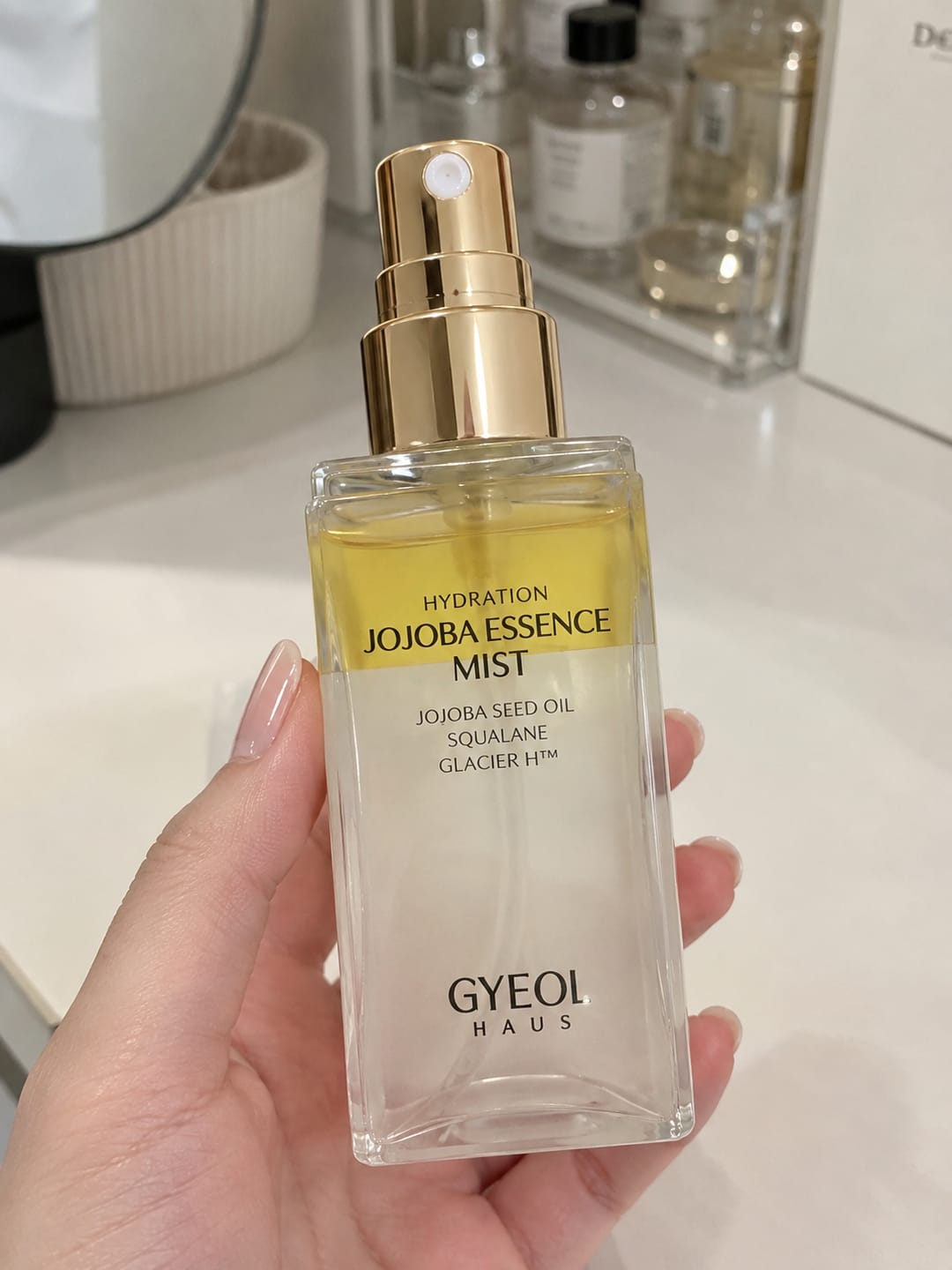 Customer photo review of Gyeol Haus Hydration Jojoba Essence Mist 80ml