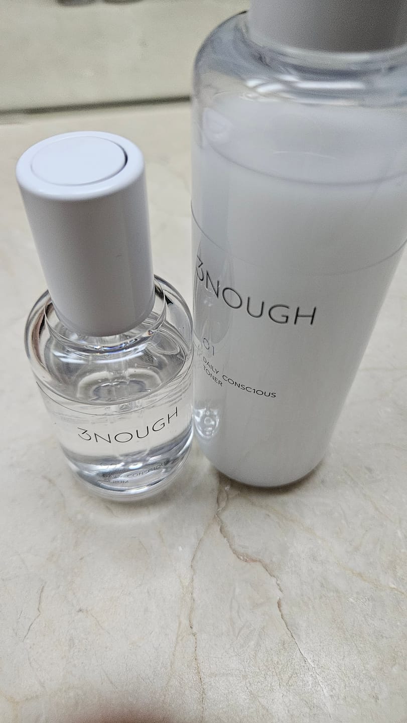 Customer photo review of 3NOUGH Daily Conscious Toner 155ml