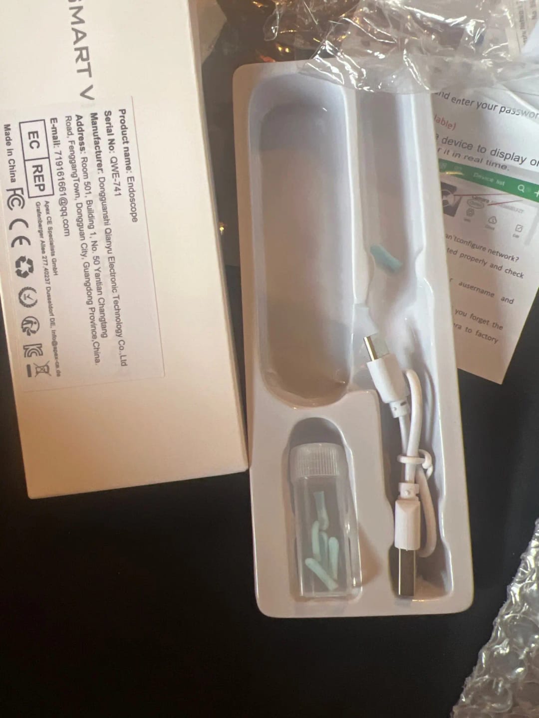 Customer photo review of AllAboutEars – 1080P Connected Otoscope, WiFi Ear Camera (iOS & Android)