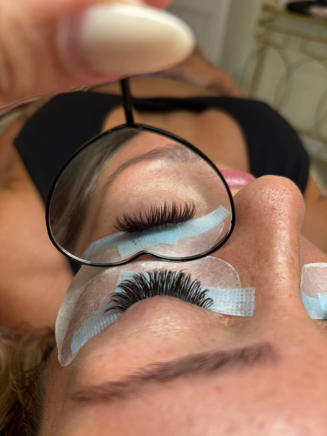 Customer photo review of Brown Color Lash 0.03/0.05mm