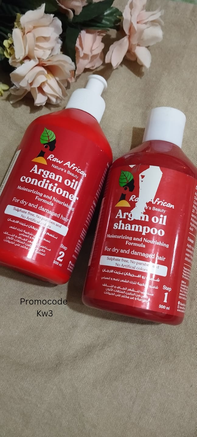 Customer photo review of Argan Oil Shampoo & Conditioner Set 300ml