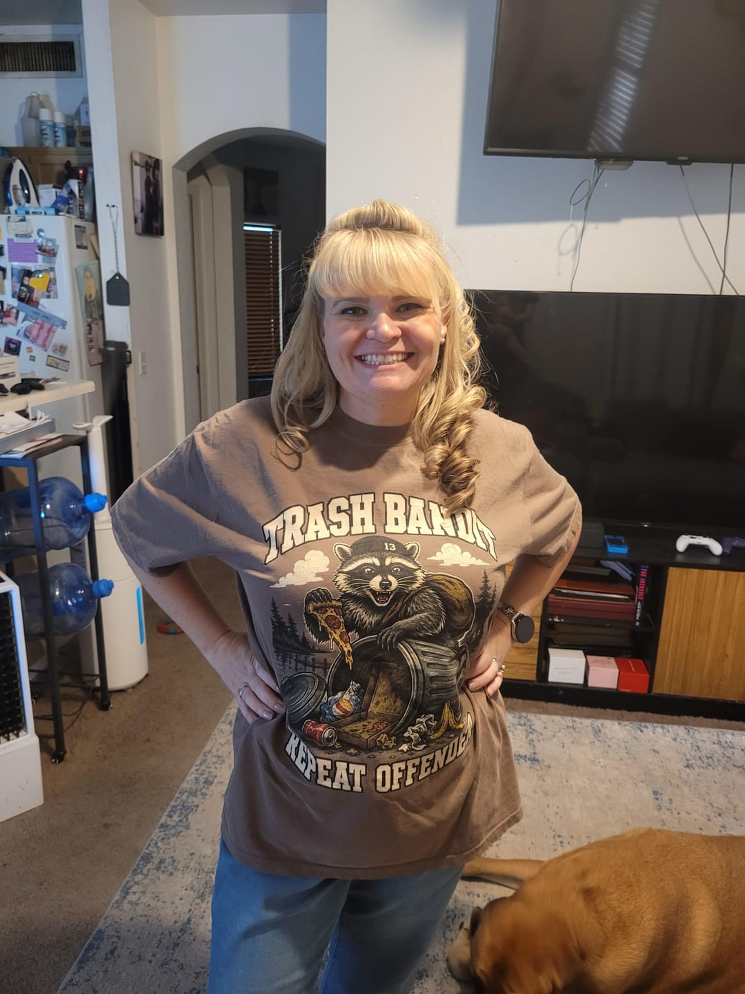 Customer photo review of Trash Bandit T-Shirt