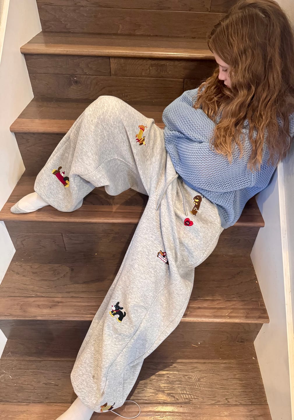 Customer photo review of Aelfric Eden Boxy Dachshund Pullover Hoodie