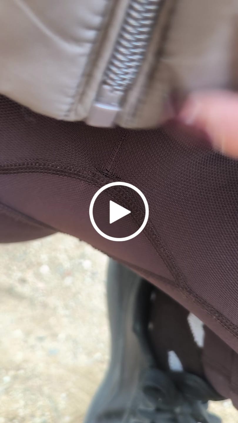 Customer video review of MOTION MID WAIST SCRUNCH LEGGINGS V2