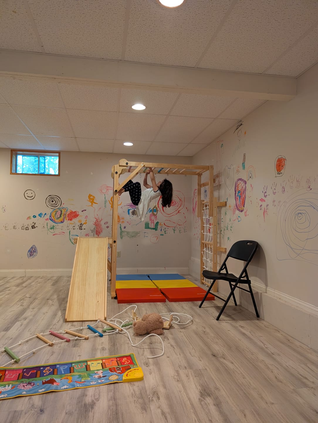 Customer photo review of Grove | Foldable Jungle Gym - Wall Mounted