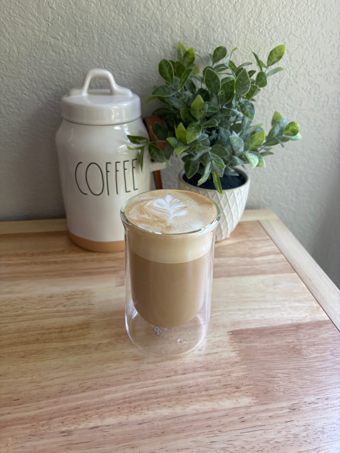 Customer photo review of FLUR Iced Coffee Glasses
