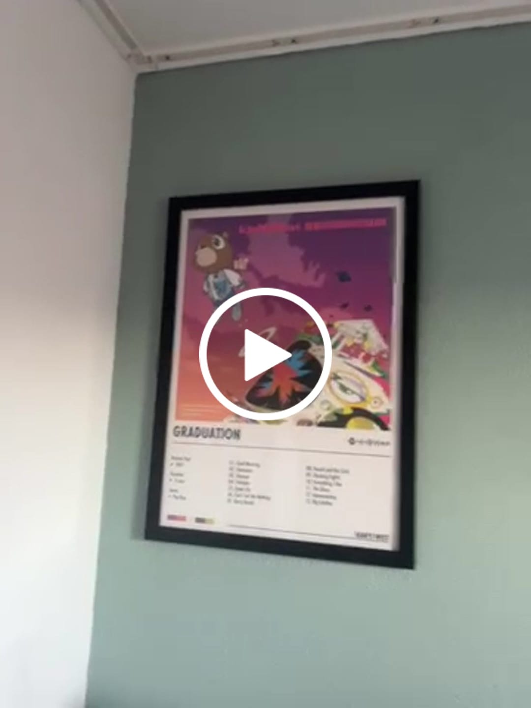 Customer video review of Kanye West - Graduation | Album Cover Poster