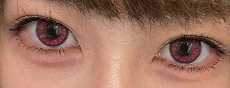 Customer photo review of Exciting Wine Violet (Brianna) Colored Contacts (2Pcs) 6 Months